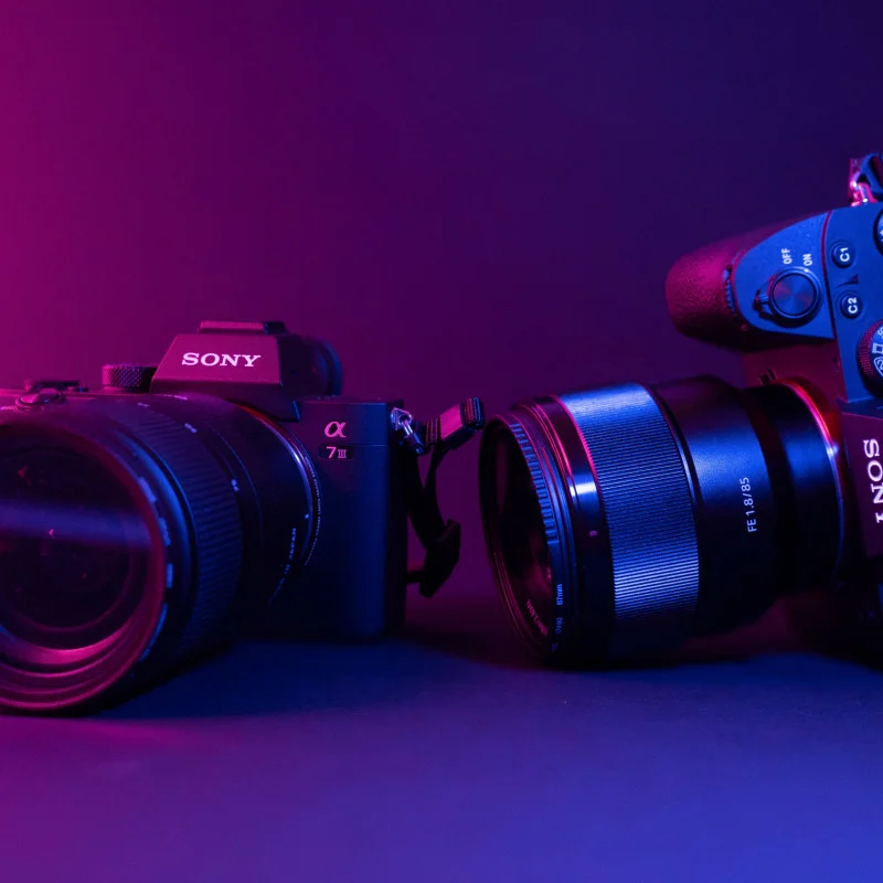 two sony cameras