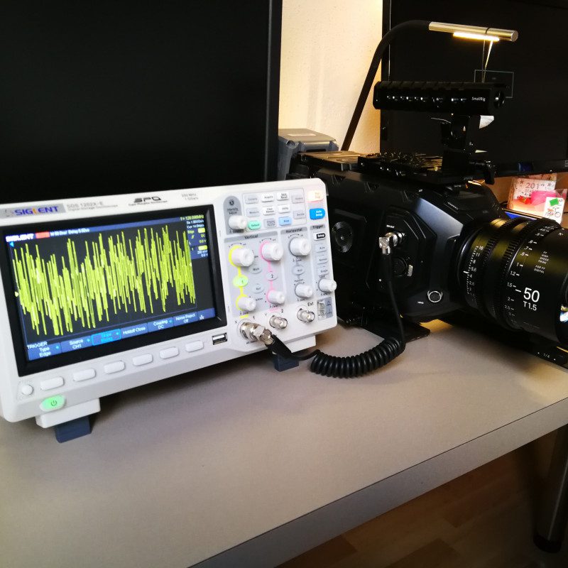 Camera oscilloscope