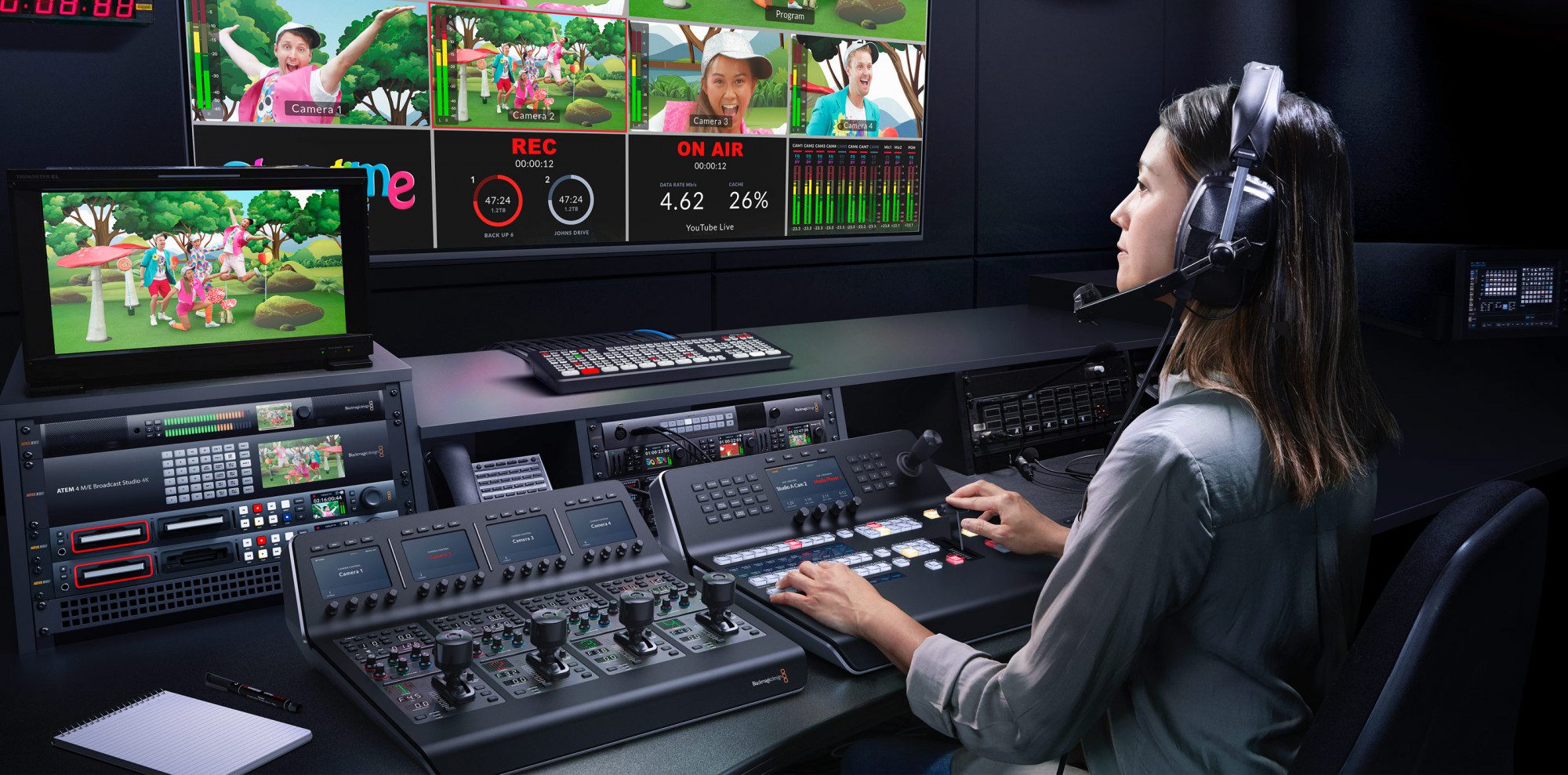 Réalisation multicaméras avec Blackmagic Design / Formation 2jrs